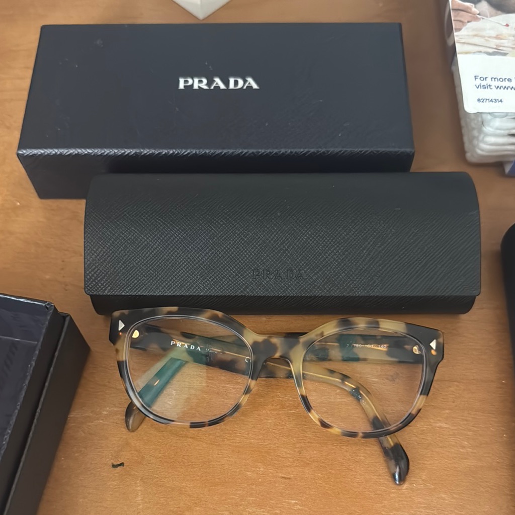 Prada Tortoiseshell Eyeglasses